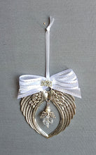 Load image into Gallery viewer, 2023 Silver Christmas Wings Decoration