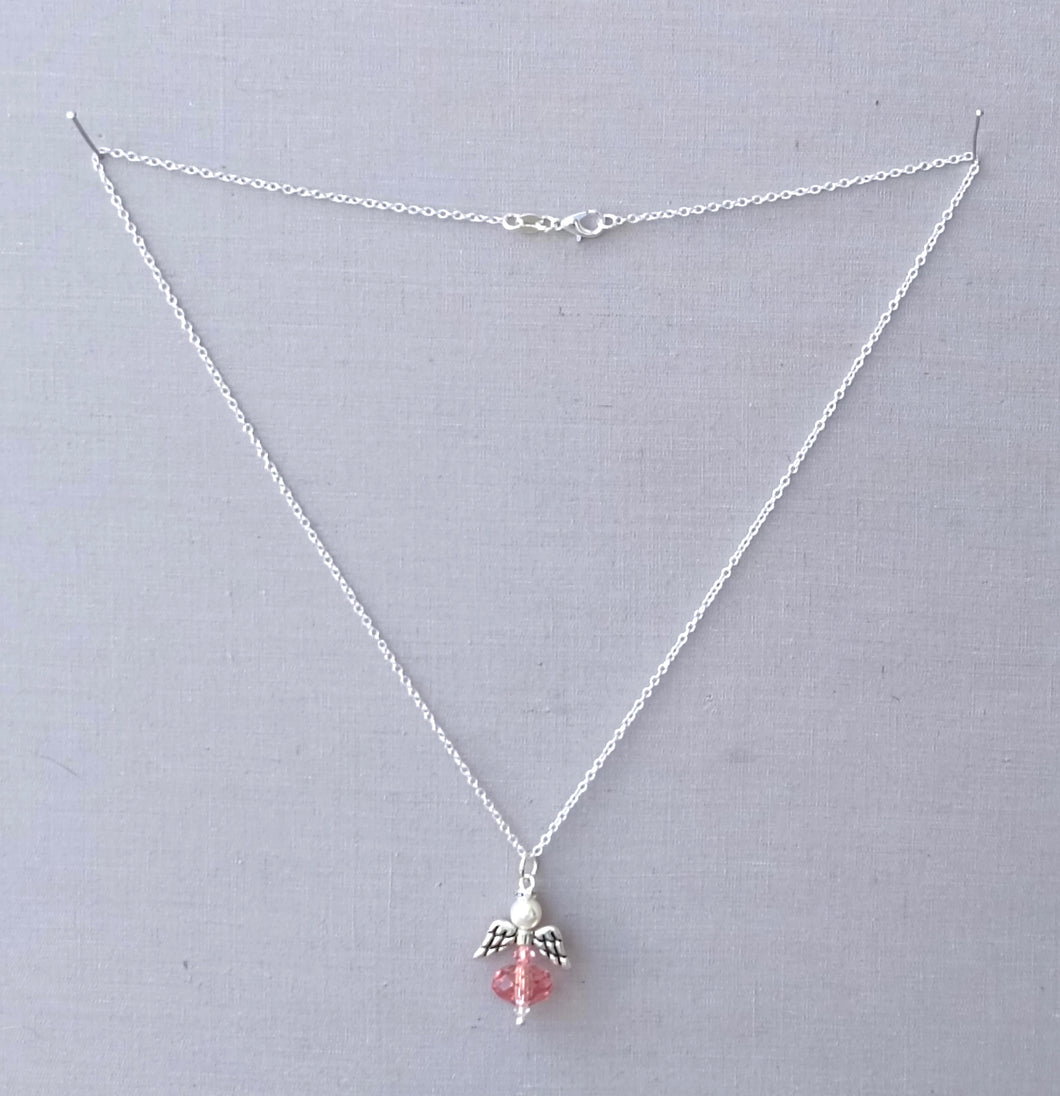 LIMITED EDITION Swarovski angel pendant necklace