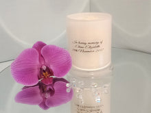 Load image into Gallery viewer, Large Glass Memorial Candle