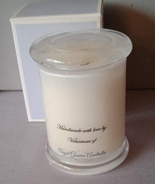 Large Glass Memorial Candle