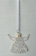 Load image into Gallery viewer, Crystal beaded angel hanging decoration