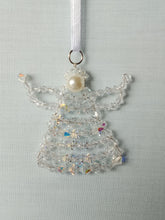 Load image into Gallery viewer, Crystal beaded angel hanging decoration