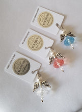Load image into Gallery viewer, Swarovski angel pendant and poem card, various colours